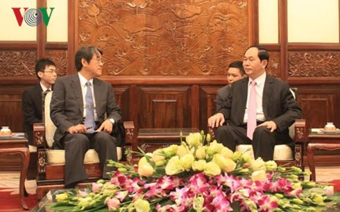 President Tran Dai Quang greets new Ambassadors - ảnh 2